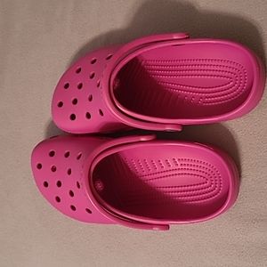 New Fuchsia Crocs